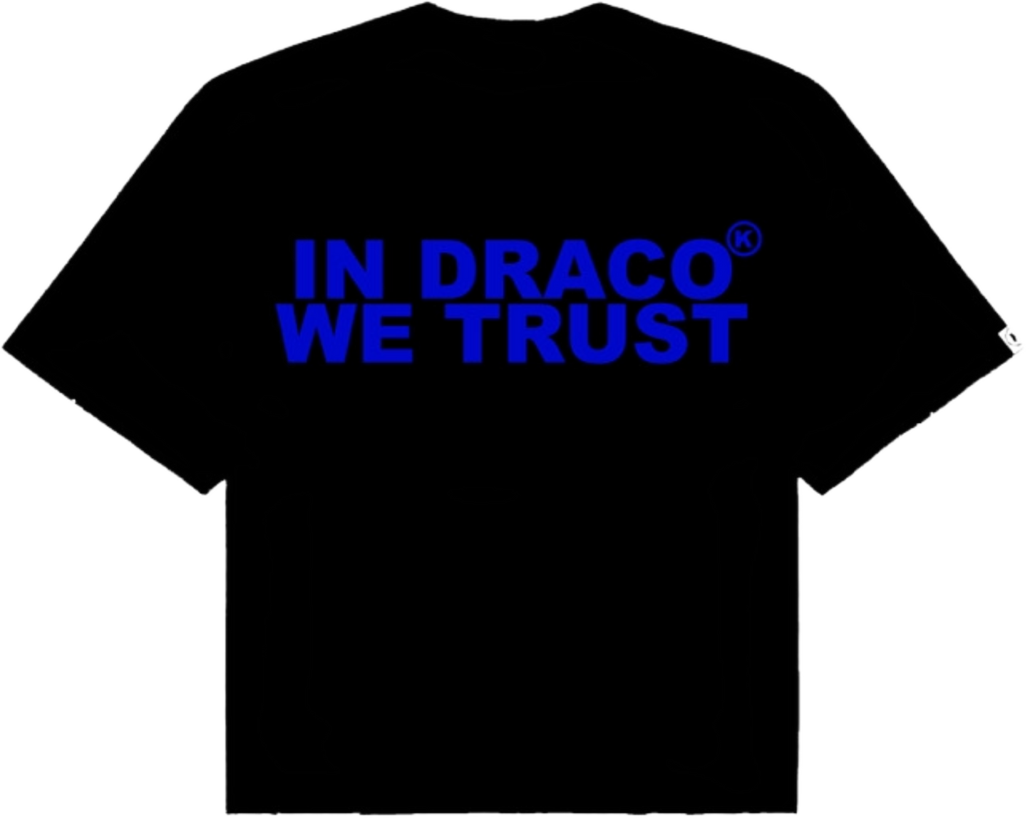 IN DRACO WE TRUST OVERSIZED TEE (Blue Devil)