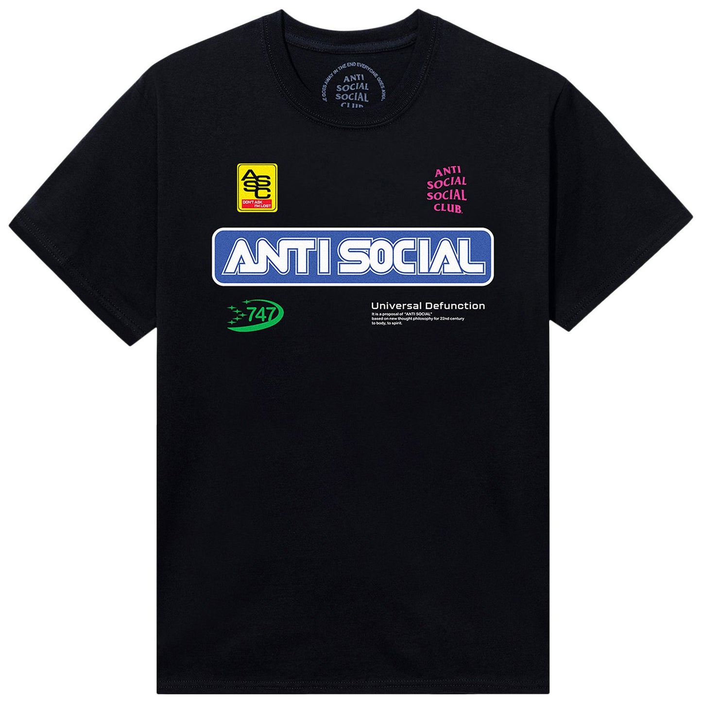 Anti Social Social Club Sponsored Tee 'Orange'
