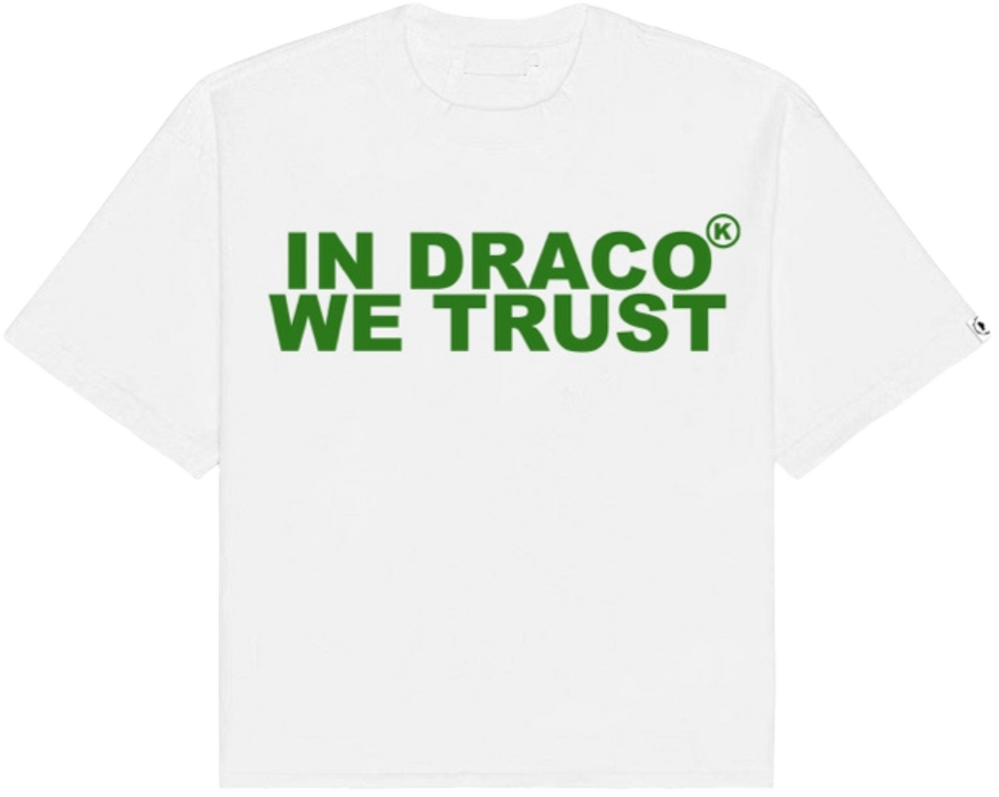 IN DRACO WE TRUST OVERSIZED TEE (GREEN)
