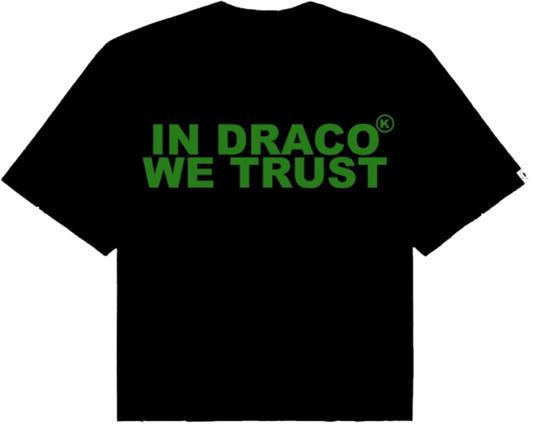 IN DRACO WE TRUST OVERSIZED TEE (Kash Green)