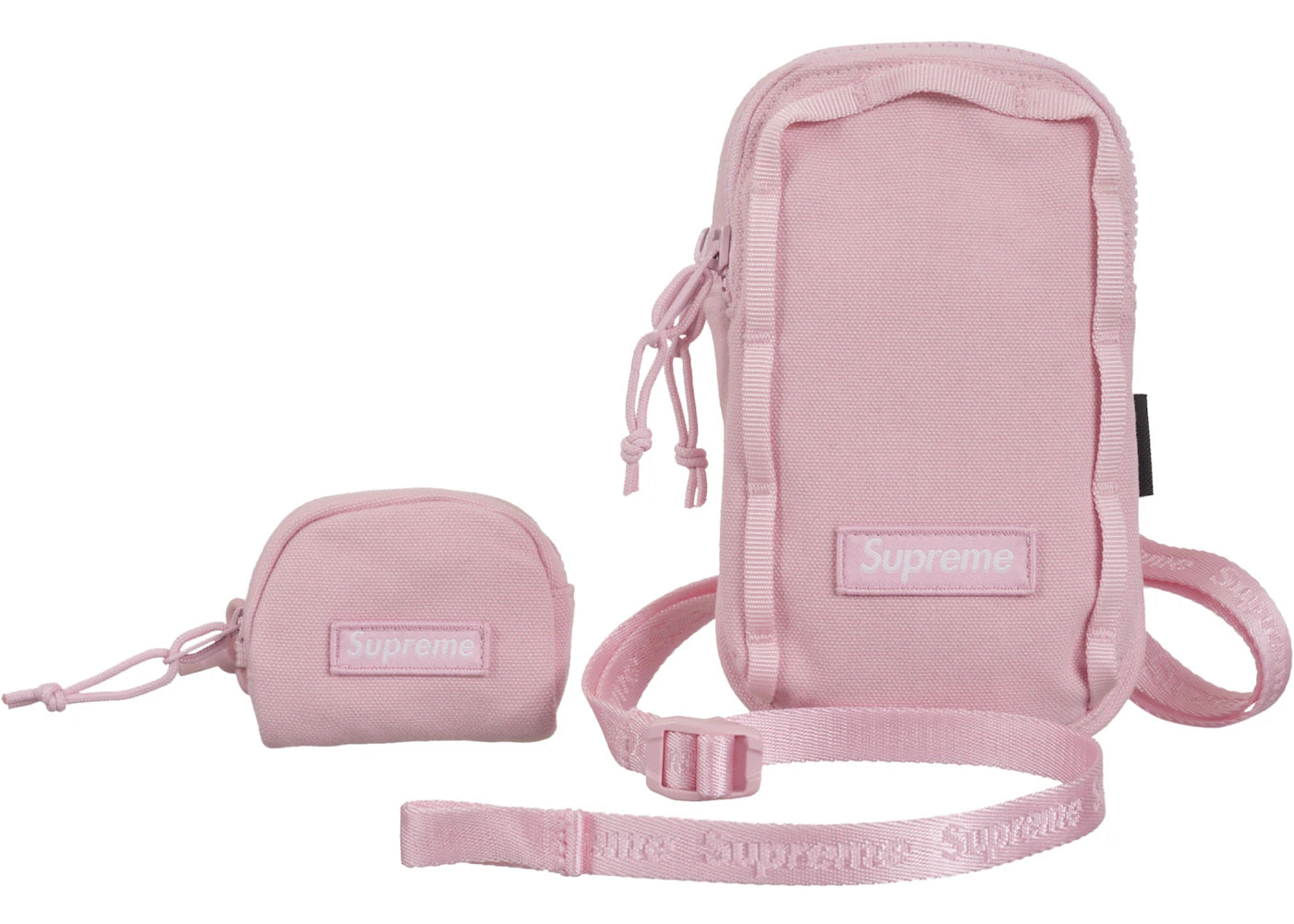 Supreme Camera Bag + Mini Pouch Light Pink