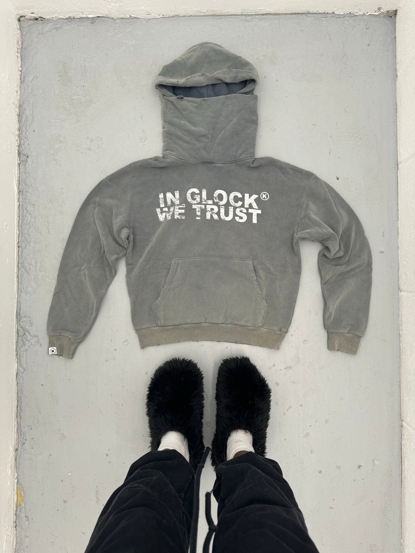 Incognito "In Glock We Trust" Snoodie Swamp Green