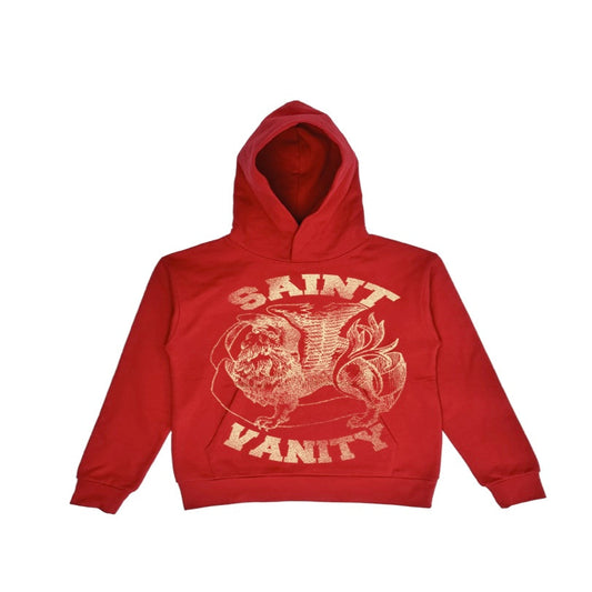Saint Vanity US Red Dissolved Hoodie